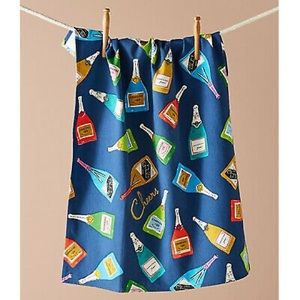 NWOT Anthropologie “Cheers” Tea Towel